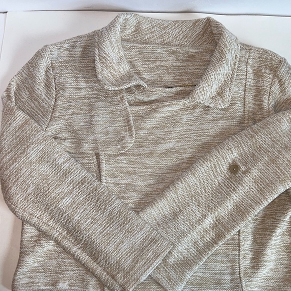 Dolan Left Coast Collection Cotton Sand-tone Long Sleeve Crop Jacket Women’s S - Picture 14 of 14